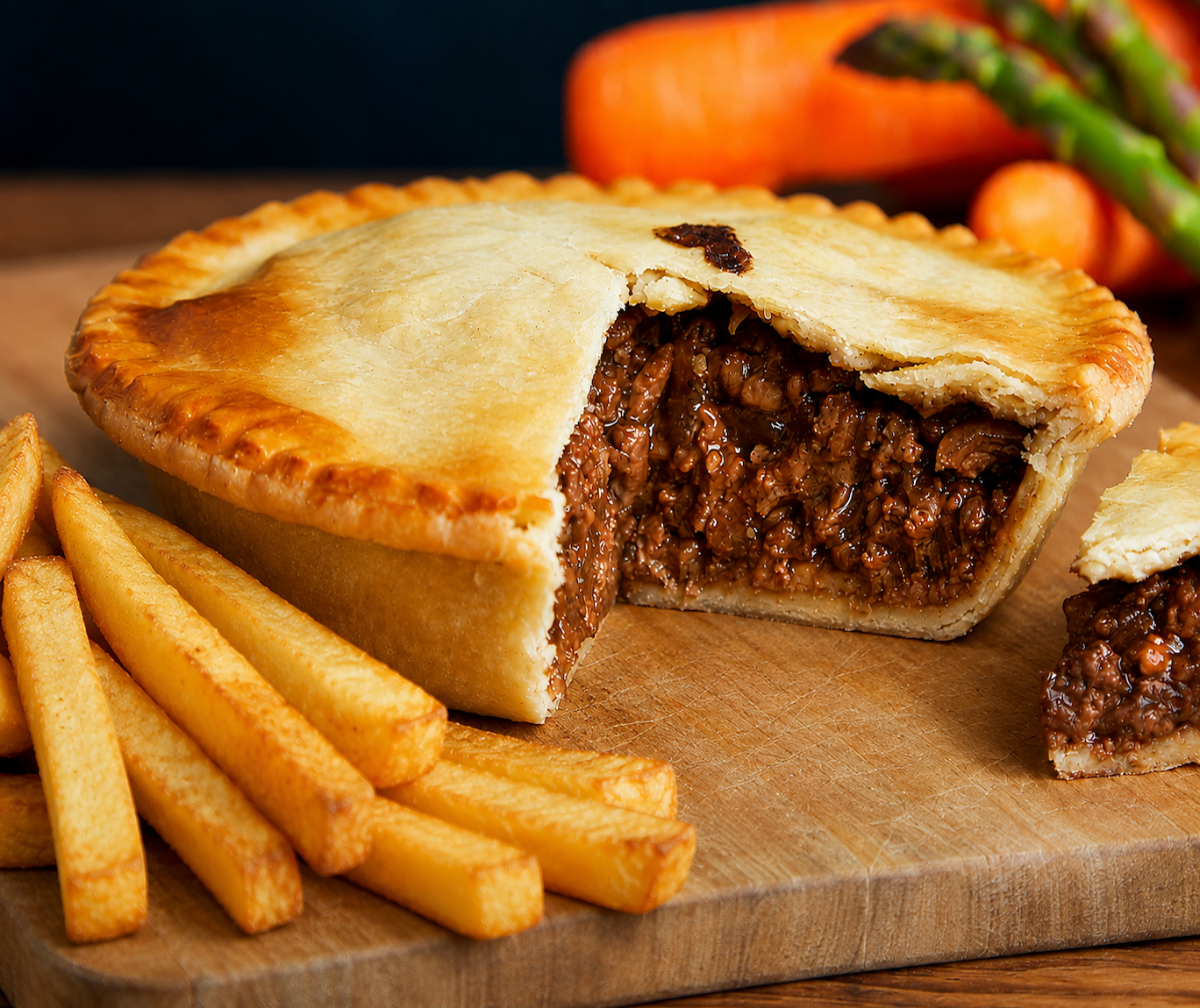 Minced Beef & Onion Pie