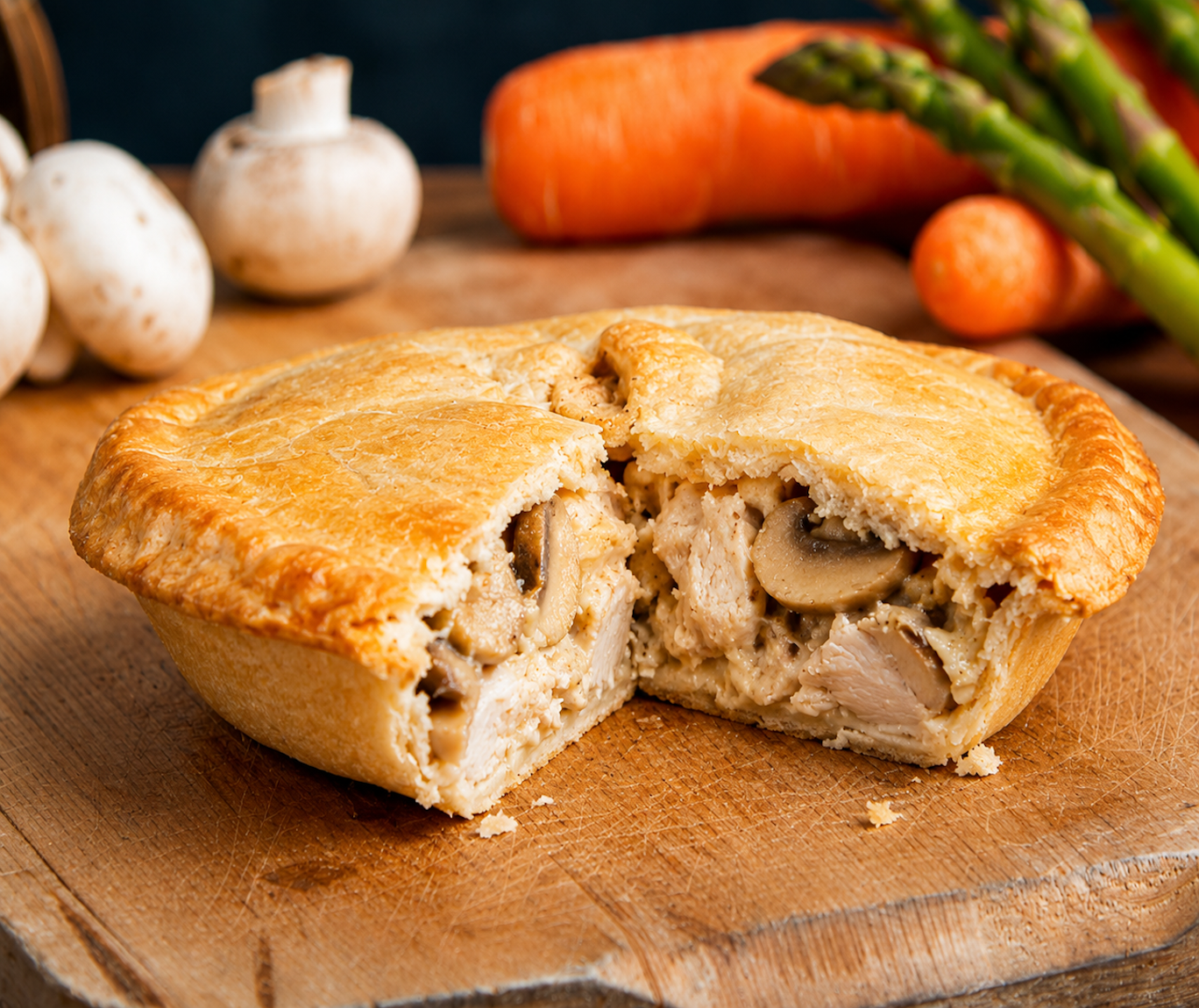 Chicken & Mushroom Pie